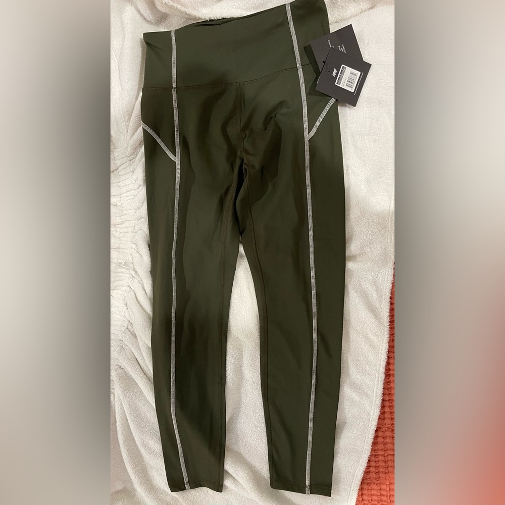 Marika Forest Night Leggings with White Accents Cycle House Techno Light